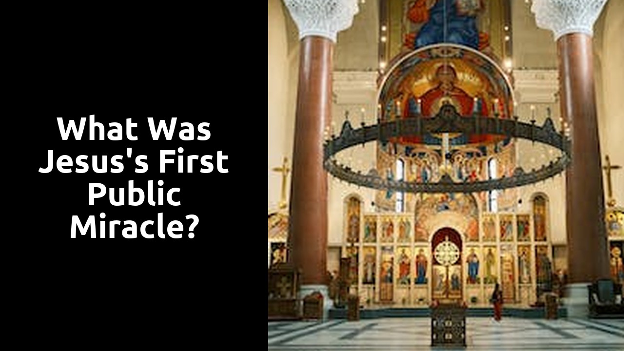 What Was Jesus's First Public Miracle? | Ministry Answers