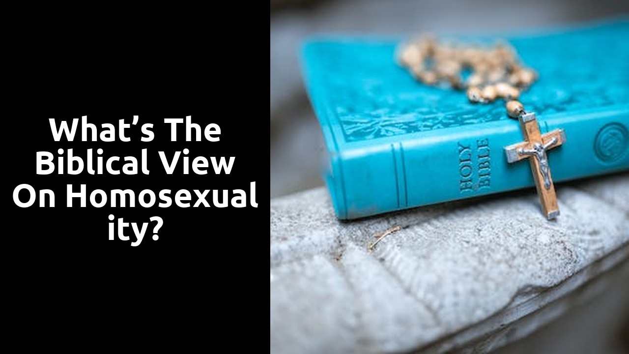 Whats The Biblical View On Homosexuality Ministry Answers